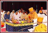  Pujya Doctor Swami performs the poojan


