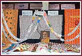 Garlands made by women on display 