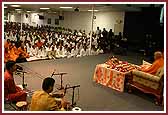 The morning pooja assembly  