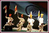 Balaks perform a welcome dance proclaiming the greatness of India