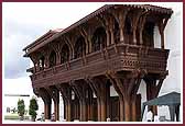  The front entrance of the Haveli  