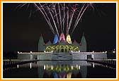 Spectacular Display of Fireworks at Houston