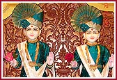 Bhagwan Swaminarayan and Aksharbrahma Gunatitanand Swami 