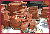 Devotees in the stone laying  ceremony 