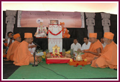 BAPS Shri Swaminarayan Mandir, Atlanta, GA, Stambh Sthapan Vidhi   