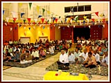 Satsang Vicharan in Panama by BAPS Sadhus