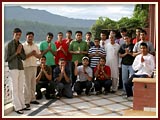 Kishore Group photo by the Ganga River