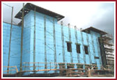 Haveli work progress in April 2000