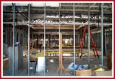 Haveli work progress in July 2000