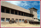 Haveli work progress in July 2000