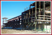 Haveli work progress in March 2000