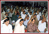 Devotees in rituals 