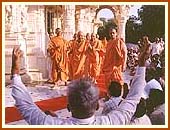 Responding to the devotion of the devotees