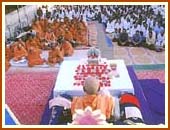 Morning puja in Limbdi