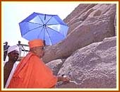 A divine touch for the pyramid. 1 Sept 99