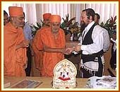 With Rabbi Aurahah Elimelah Firer. 3 Sept 99