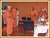 Janmashtmi assembly at the Enav Center. 3 Sept 99