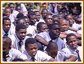 Students of Lake Secondary School, Sep 24 1999