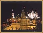 Nairobi Mandir by night