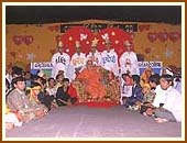 Balaks and Kishores after performing a drama, 'Saint of the Century', 6 Nov 99