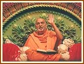 Discoursing in the evening assembly