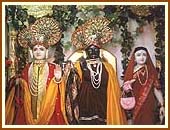 Shri Harikrishna Maharaj, Shri Gopinath Dev and Shri Radhaji