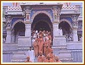 At the old Swaminarayan Mandir
