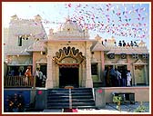 The newly built Shri Swaminarayan Mandir