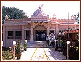 The newly built Shri Swaminarayan Mandir