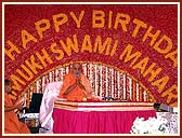 Morning Puja. Swamishri's 79th Birthday Celebration (English date). 7 Dec 99
