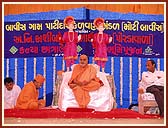 Assembly after the ground- breaking ceremony. 8 Dec 99