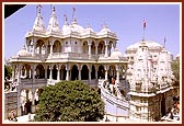The two-storey grand Swaminarayan Mandir built by Shastriji Maharaj