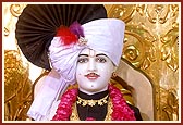 Lord Harikrishna Maharaj in a royal attireLord Harikrishna Maharaj in a royal attire