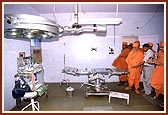 Sanctifying an operating theater at the hospital