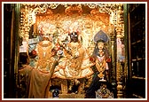 Lord Harikrishna Maharaj,  Lord Gopinathji and Radhaji
