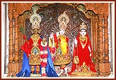 Lord Harikrishna Maharaj and Radha Krishna Dev