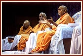 Discoursing during Sant shibir
