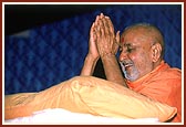 In a delightful, happy mood during Sant shibir