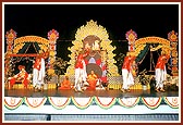 Kishores of Atlanta perform the welcome dance in honor of Swamishri