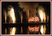 Firework fountains also illuminate the hearts of all the balaks and kishores