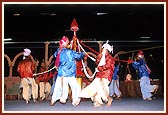 Kishores perform a traditional folk-dance