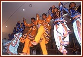 Balaks perform a welcome dance in the evening assembly 
