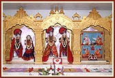 Thakorji at the Shree Swaminarayan Mandir
