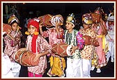Youths performing cultural dances