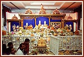 A view of the annakut offered to the Lord