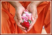 Mantra pushpanjali: offering flowers to the Lord