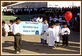 Young children also participate in the Walk-a-thon