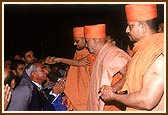 Meeting devotees