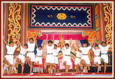 Demonstration of puja ...