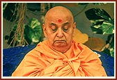 Reading the Shikshapatri at the conclusion of puja ...